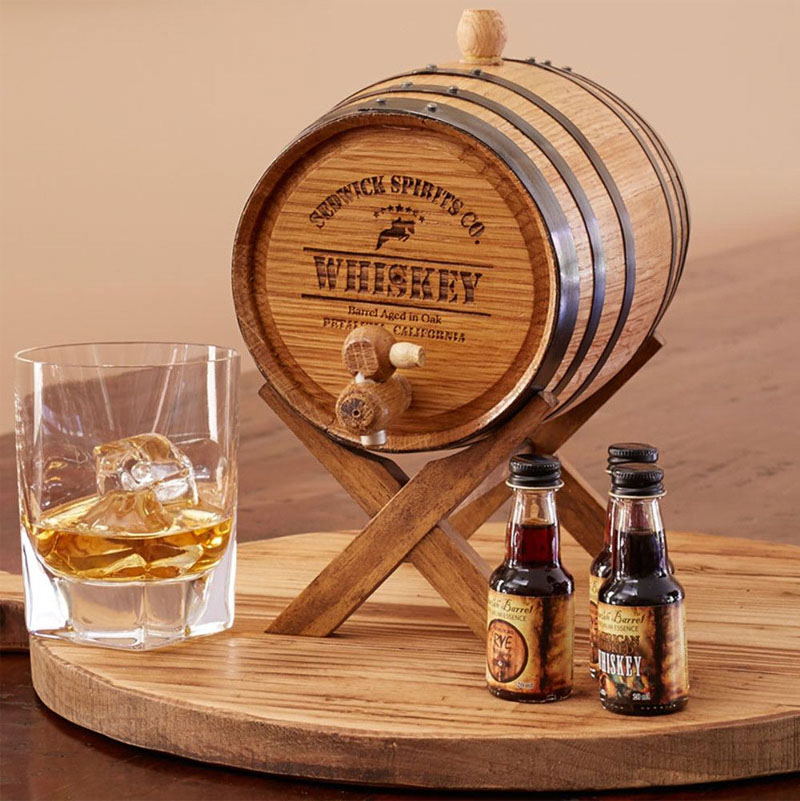 Whiskey barrel personalized gifts for boyfriend