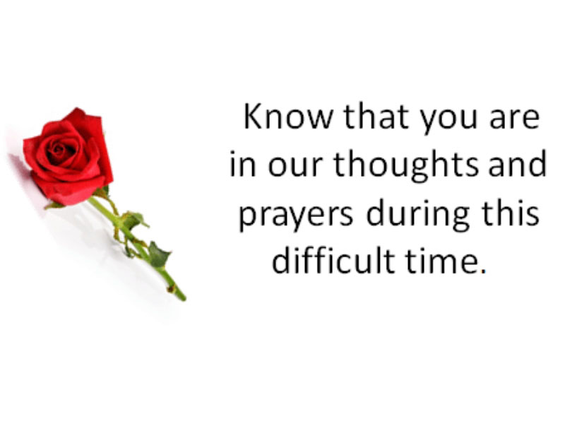 General condolence message for a colleague