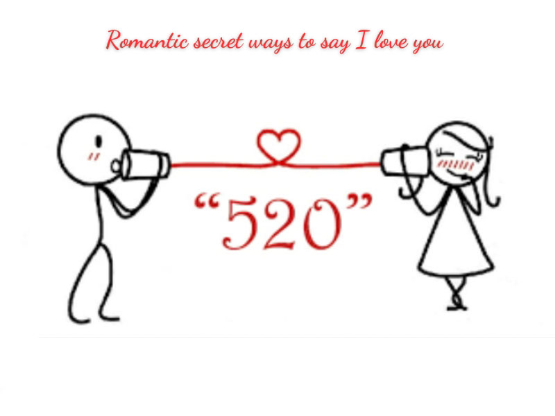 romantic secret ways to say I love you to someone